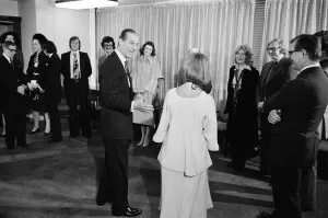 Visiting Prints: Prince Philip, Duke of Edinburgh, visits the offices of the Daily Mirror, Holborn office