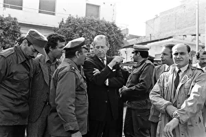 Prince Philip, Duke of Edinburgh visits the site of the El Asnam earthquake, Algeria