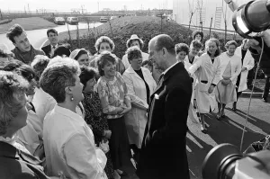 01131 Prints: Prince Philip, Duke of Edinburgh visits Wavertree Technology Park, Liverpool