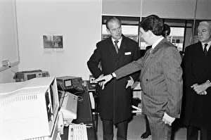 01131 Prints: Prince Philip, Duke of Edinburgh visits Wavertree Technology Park, Liverpool