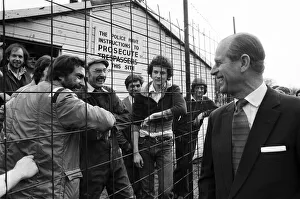01111 Prints: Prince Philip, Duke of Edinburgh visits the West Midlands. 4th May 1978