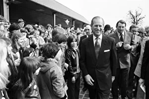Prince Philip, Duke of Edinburgh visits the West Midlands. 4th May 1978