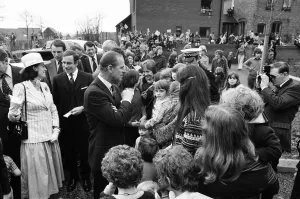 01111 Prints: Prince Philip, Duke of Edinburgh visits the West Midlands. 4th May 1978