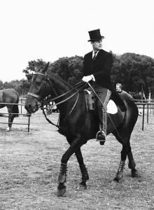 Prince Philip Horseriding at Smiths Lawn Windsor Circa 1965