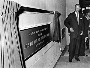 Prince Philip opens the Darlington North Road Station Museum. 27th September 1975