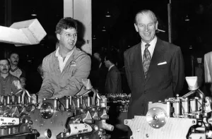 Prince Philip opens a new £12million engine test centre at Ford Bridgend