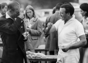 Prince Philip and Sebastian de Ferranti at polo - August 1964