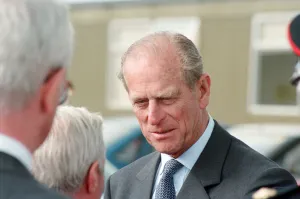 00760 Prints: Prince Philip visiting Tees Barrage. 18th May 1993