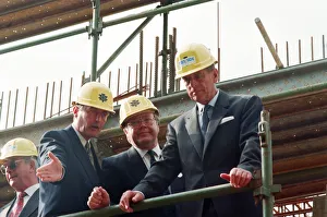 00760 Prints: Prince Philip visiting Tees Barrage. 18th May 1993