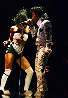 00003 Prints: Prince Pop Singer Songwriter in concert at Wembley Arena with backing singer Cat