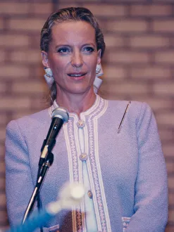 The Prince and Princess Michael of Kent Princess Michael of Kent was in the region