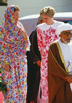 01211 Prints: Prince and Princess of Wales, Middle East Tour November 1986