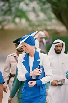 01070 Prints: Prince and Princess of Wales Official Visit to the Arab States in the Persian Gulf