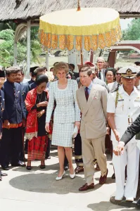 Asia Prints: Prince and Princess of Wales Official Visit to Indonesia 1989