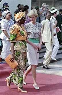 Prince and Princess of Wales Official Visit to Nigeria in West Africa