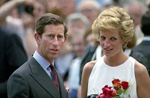 Bouquet Prints: Prince and Princess Of Wales Overseas Official visit to Hungary
