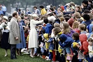 Images Dated 15th June 1983: Prince and Princess of Wales tour of Canada in June 1983