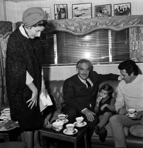 Circus Prints: Prince Rainier of Monaco and his daughter Princess Stephanie visit Billy Smart