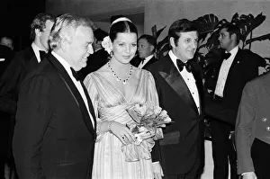 Dinner Prints: Prince Rainier and Princess Caroline attend a dinner at the Sporting Casino, Monte Carlo
