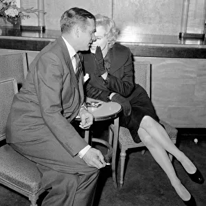 The Prince and the Showgirl. Marylin Monroe and Laurence Olivier at a publicity
