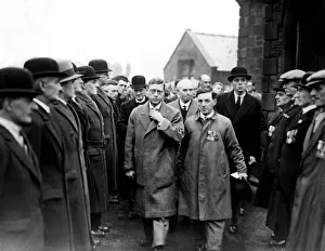 Prince of Wales - future Edward VIII - visits Washington unemployment centre