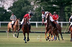 Images Dated 1st July 1991: PRINCE OF WALES AND MAJOR JAMES HEWITT PLAYING POLO - 91 / 6483 -----