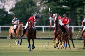 PRINCE OF WALES AND MAJOR JAMES HEWITT PLAYING POLO - 91 / 6483 -----