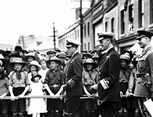 Prince Of Wales visit to Newfoundland is amused by Boy Scouts greeting Y2K