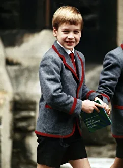 Princes Prints: Prince William Collection 1989 Prince William leaving Thanksgiving Service
