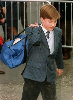 Princes Prints: Prince William Collection 1993 Prince William Royalty at Zurich Airport