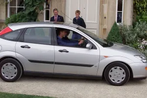 Prince William has driving lesson at Highgrove July 1999 Prince William, 17