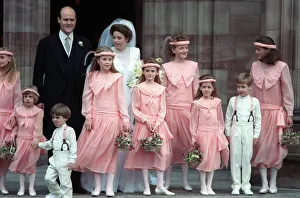 Prince William October 1988 as a page boy at the Wedding of Camilla Dunne