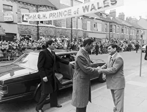 Cleveland Prints: Princes Charles visits Ninos restaurant in Middlesbrough 19th March 1987