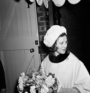 01241 Prints: Princess Alexandra of Kent visits the London Association for the Blind headquarters in