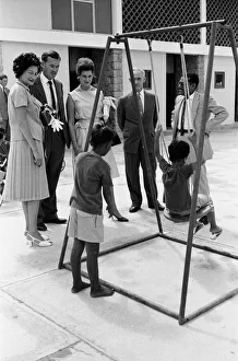 Princess Alexandra of Kent visits the Reilly Centre for the Blind in Aden, Yemen