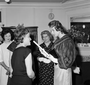 Princess Alexandra of Kent visits the Womens Press Club at Carey Street, Holborn