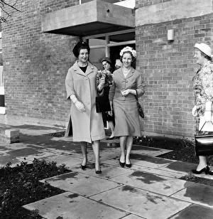 01248 Prints: Princess Alexandra of Kent visits the WYCA flats at Roden Court, Hornsey Rise, London