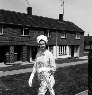 01317 Prints: Princess Alexandra of Kent, who became Honorary Colonel of the 1st Battalion The Durham