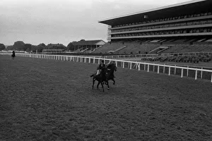 Racecourse Prints: Princess Anne Horseracing 1969 Princess Anne with Richard Meade Horseman