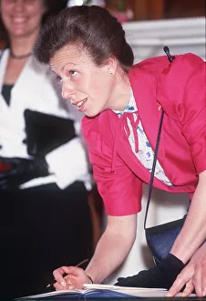 01395 Prints: Princess Anne the Princess Royal at Perth Prison and other Scottish events June 1987