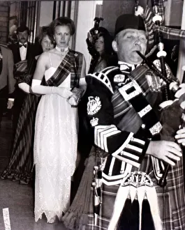 Amca Prints: Princess Anne at Royal Scots 350th anniversary Ball Edinburgh 1983