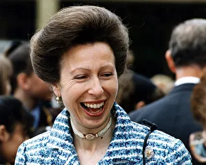 Princess Anne visiting Glasgow opening museum of religion pearl choker thistle brooch
