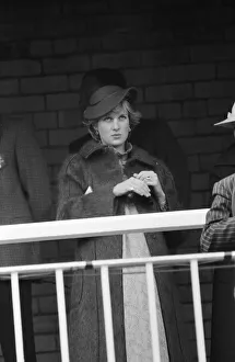 Princess Diana at Aintree Racecourse for the the Grand National horserace. 3rd April 1982