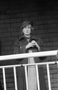 Princess Diana at Aintree Racecourse for the the Grand National horserace. 3rd April 1982