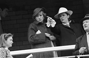 Princess Diana at Aintree Racecourse for the the Grand National horserace. 3rd April 1982