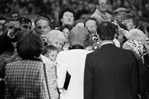 Princess Diana, arrives to officially open Acorns Childrens Hospice
