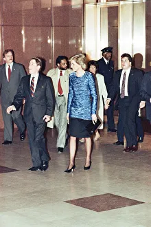 01499 Prints: Princess Diana arriving at Dawson International Cocktail Party at The Equitable Center