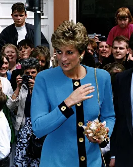 Princess Diana Attends a biennial conference at the Athenaeum in Bury St Edmunds, Suffolk