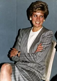 Images Dated 1st February 1991: Princess Diana at the British Sports Association for the Disabled Awards February