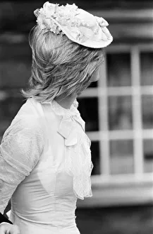 01473 Prints: Princess Diana dressed up in Edwardian fashion for a Klondike evening at at Edmonton Park